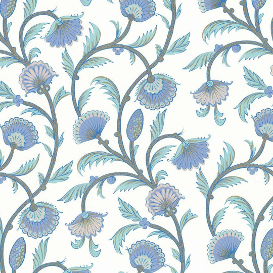 Blue Florentine Italian Print Paper ~ Rossi Italy